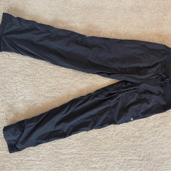 Lululemon Dance Studio Mid-Rise LINED Pant Womens 6 Regular 32 Inseam Black - Picture 2 of 4